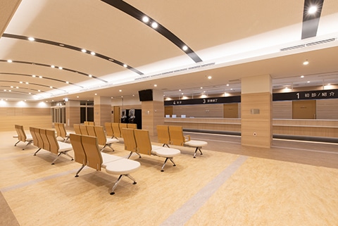 受付カウンター写真